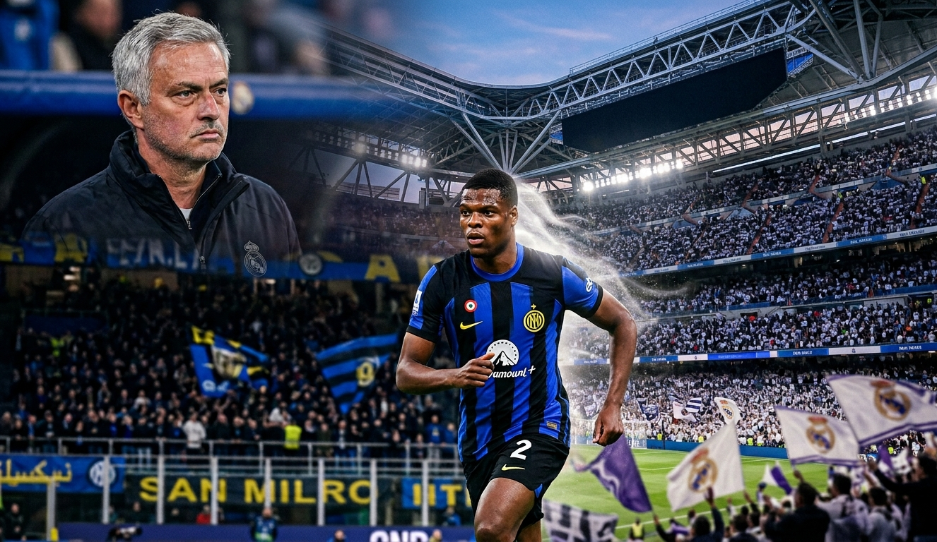 Terremoto en el mercado blanco: ¡Mourinho ata a Dumfries y Florentino Pérez activa su nueva revolución!